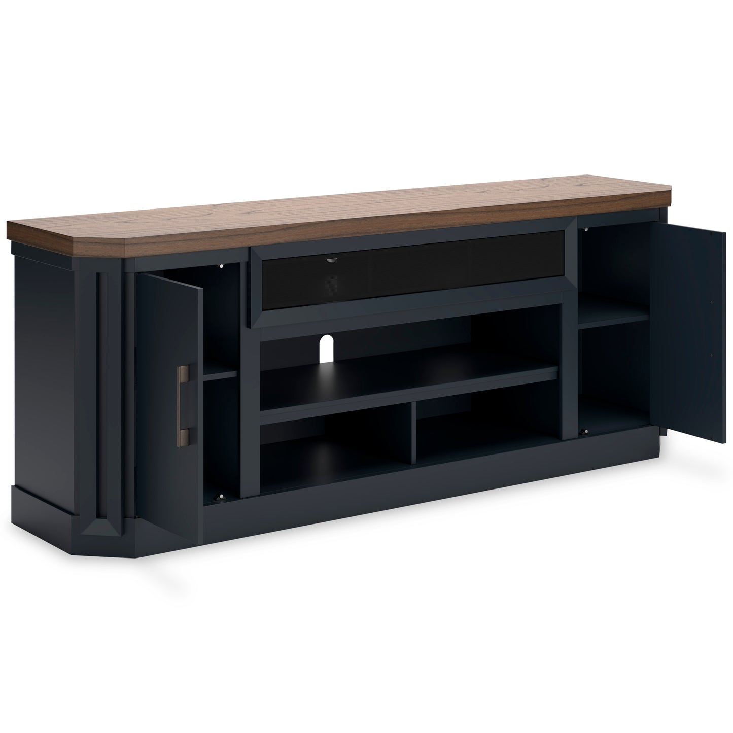 Landocken XL TV Stand With Fireplace Option