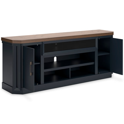 Landocken XL TV Stand With Fireplace Option