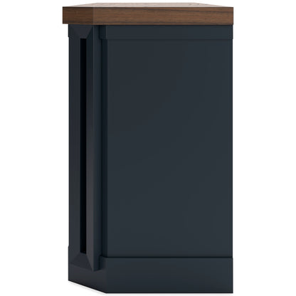 Landocken XL TV Stand With Fireplace Option