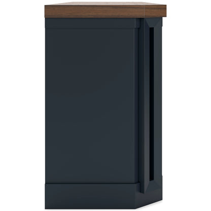 Landocken XL TV Stand With Fireplace Option
