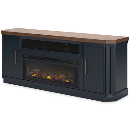 Landocken XL TV Stand With Fireplace Option