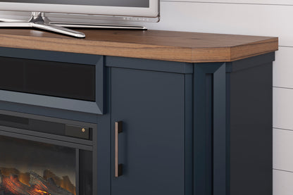 Landocken XL TV Stand With Fireplace Option