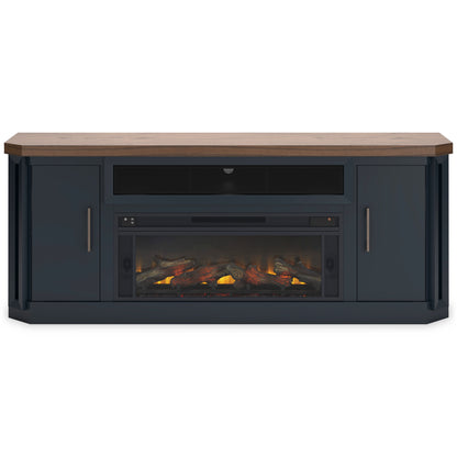 Landocken XL TV Stand With Fireplace Option