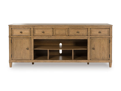 Sharlance XL TV Stand With Fireplace Option