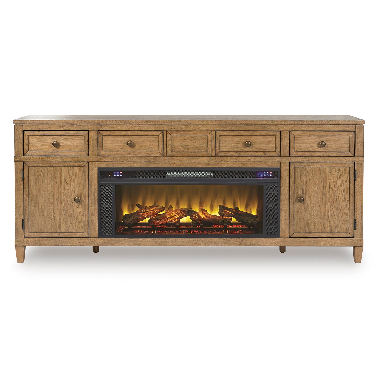 Sharlance XL TV Stand With Fireplace Option
