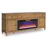 Sharlance XL TV Stand With Fireplace Option