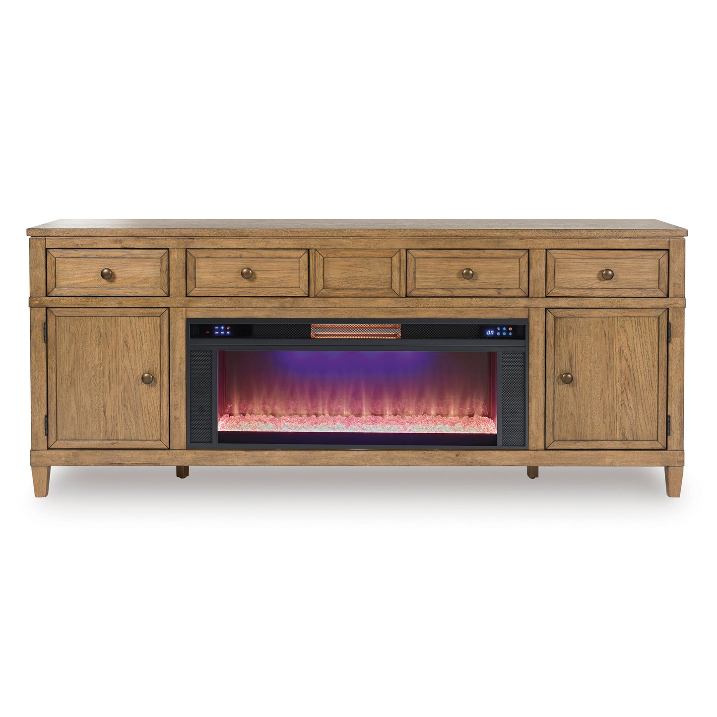 Sharlance XL TV Stand With Fireplace Option