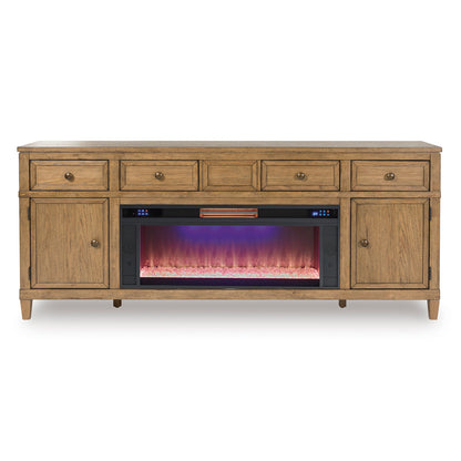 Sharlance XL TV Stand With Fireplace Option
