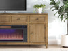 Sharlance XL TV Stand With Fireplace Option