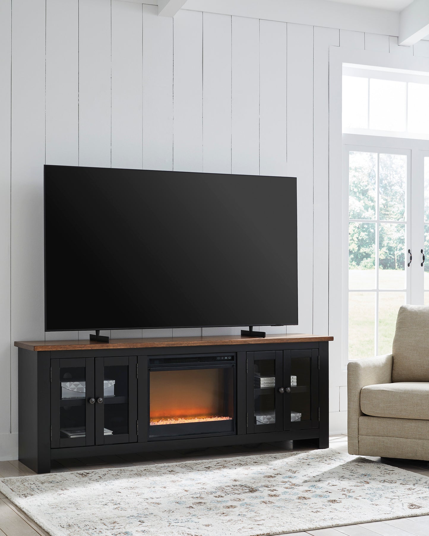Wildenauer XL TV Stand With Fireplace Option