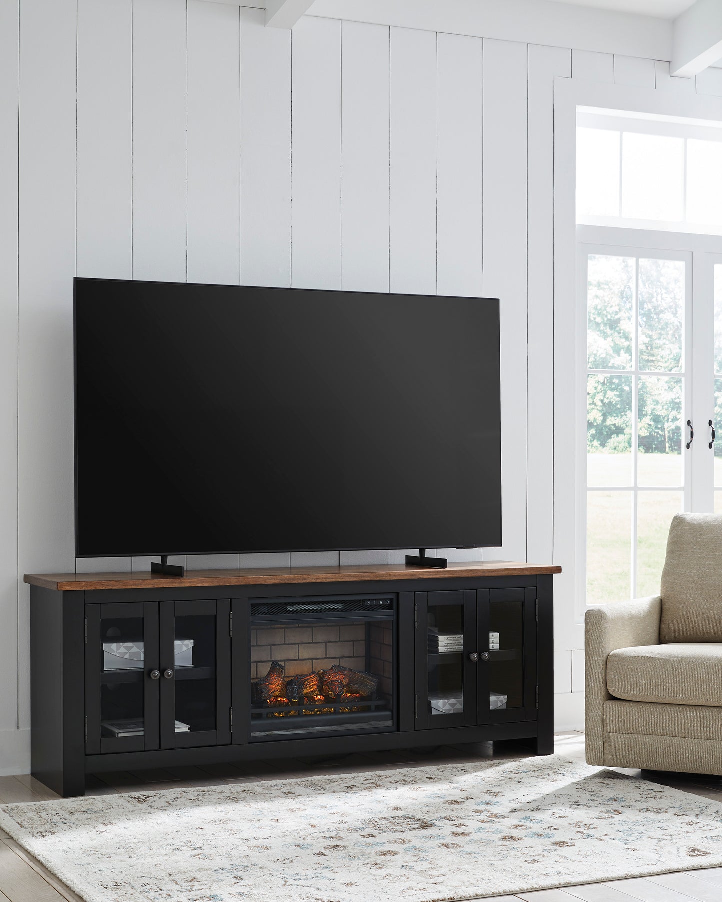 Wildenauer XL TV Stand With Fireplace Option