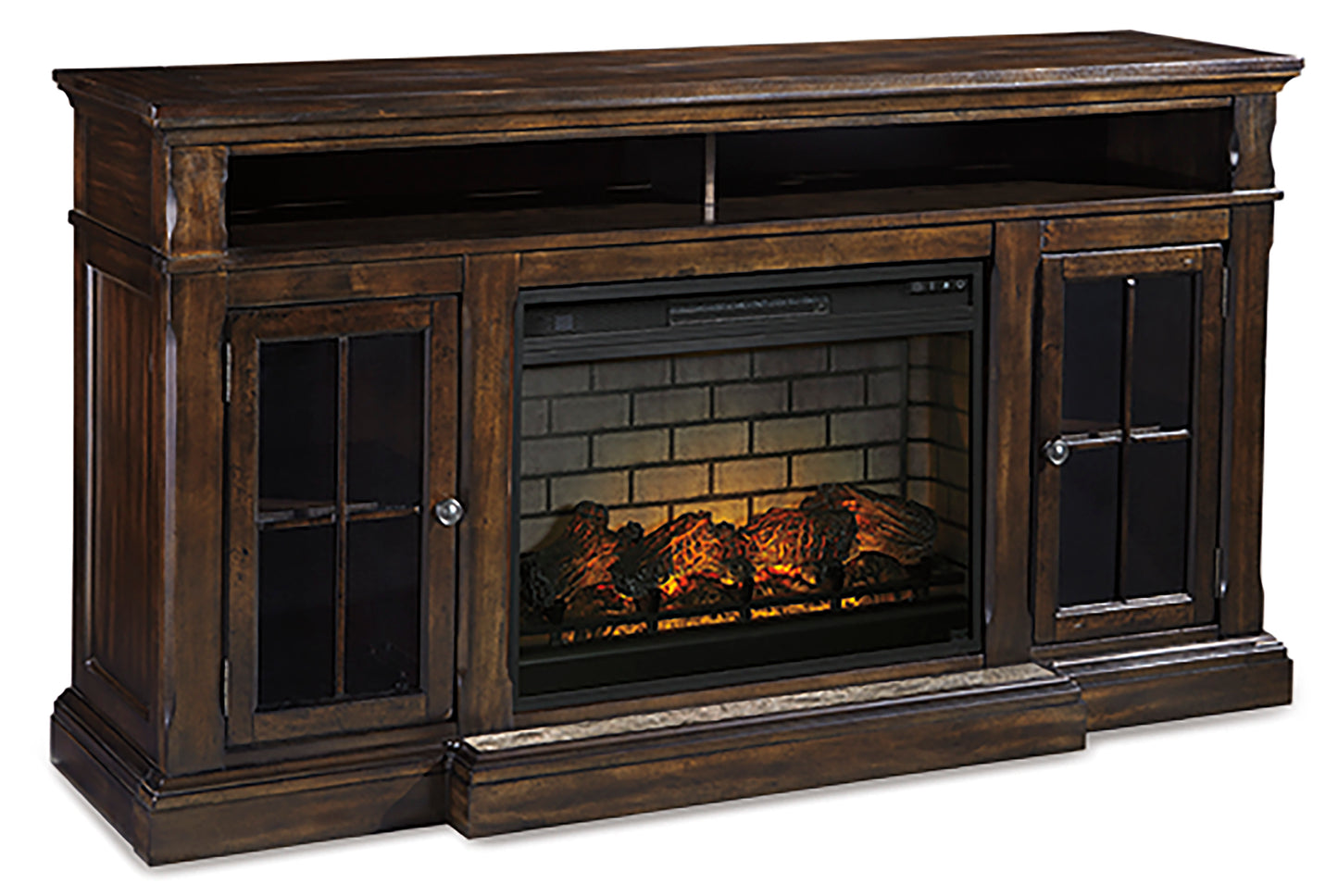 Roddinton XL TV Stand With Fireplace Option