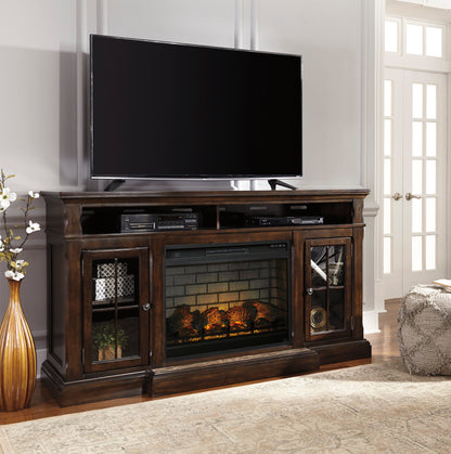 Roddinton XL TV Stand With Fireplace Option