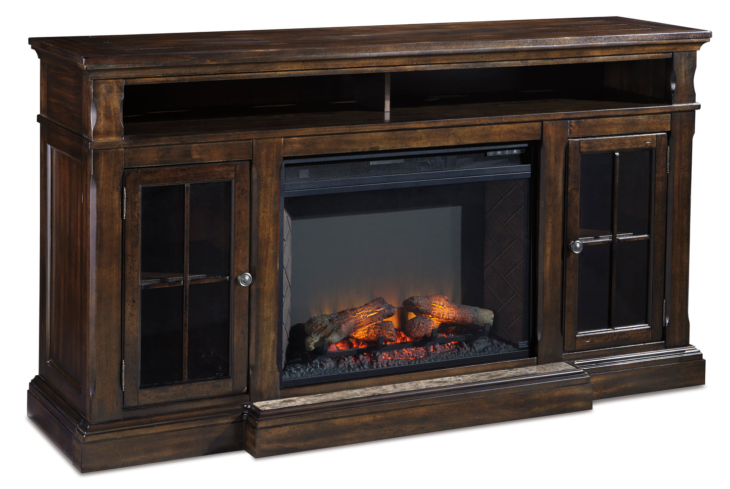 Roddinton XL TV Stand With Fireplace Option