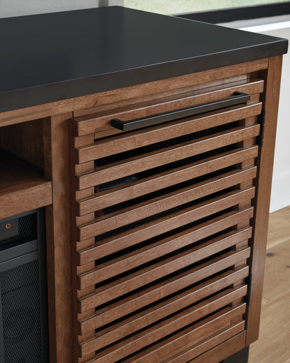 Kallari XL TV Stand With Fireplace Option