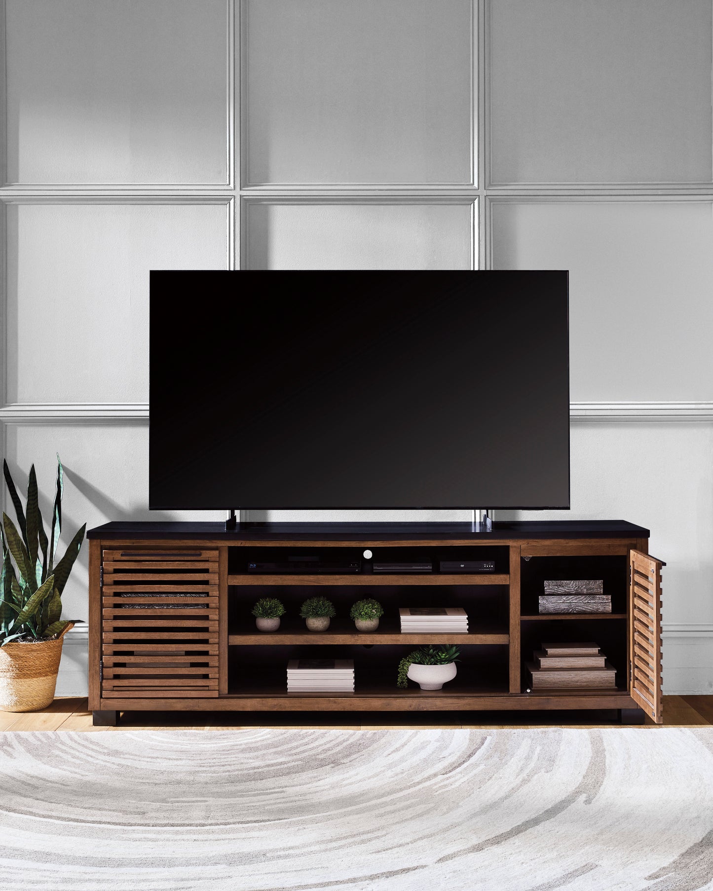 Kallari XL TV Stand With Fireplace Option