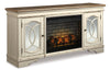 Realyn XL TV Stand With Fireplace Option