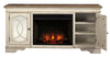 Realyn XL TV Stand With Fireplace Option