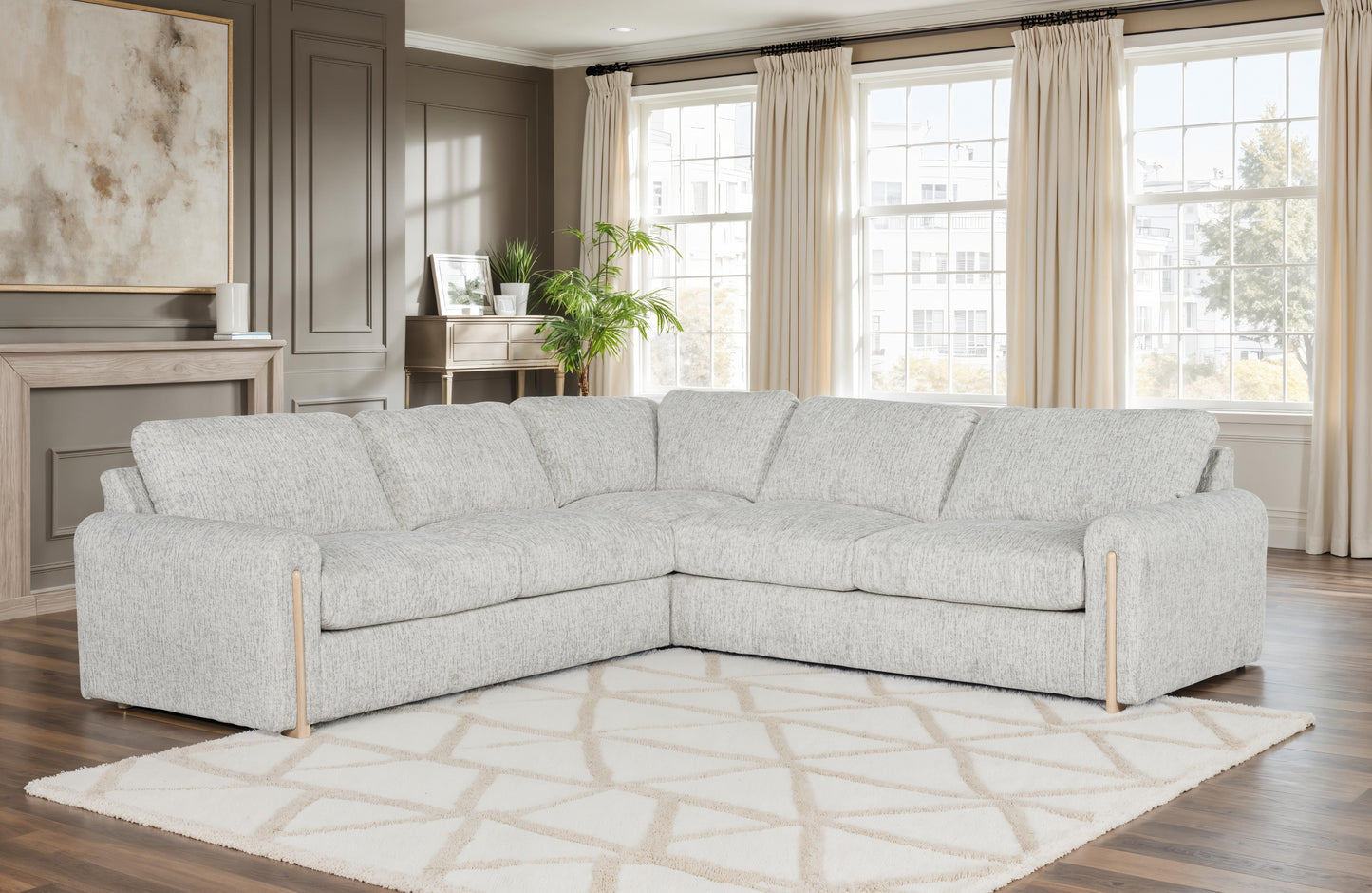 Relaxo Sectional Sofa Set 3-Pieces