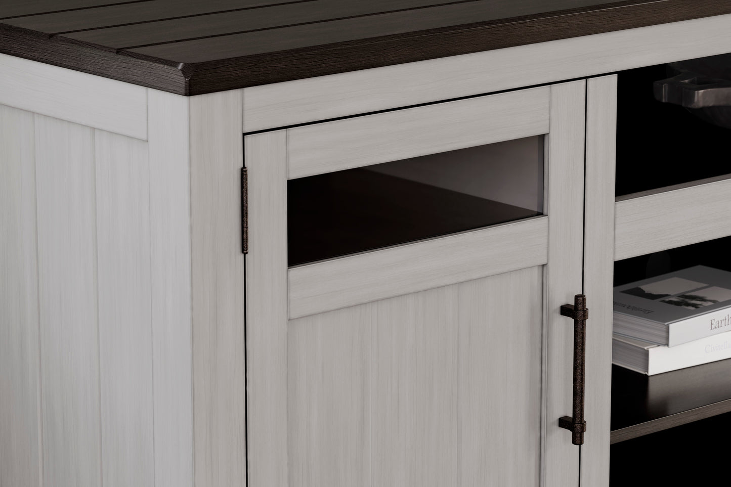 Dardorn XL TV Stand With Fireplace Option