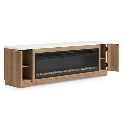 Camdill XL Tv Stand With Fireplace Option