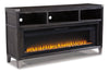 Todoe LG TV Stand With Fireplace Option