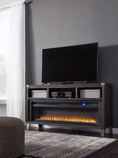 Todoe LG TV Stand With Fireplace Option