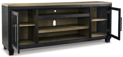 Foyland XL TV Stand With Fireplace Option