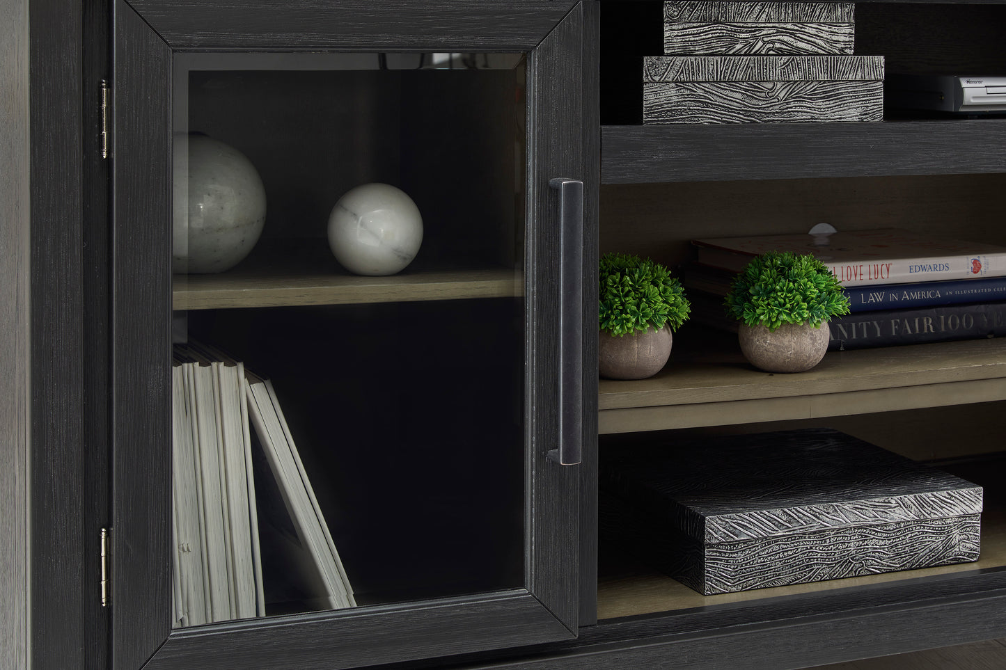 Foyland XL TV Stand With Fireplace Option