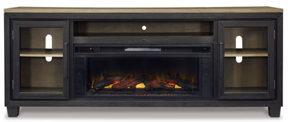 Foyland XL TV Stand With Fireplace Option