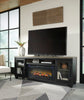 Foyland XL TV Stand With Fireplace Option