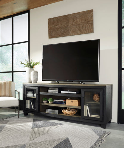 Foyland XL TV Stand With Fireplace Option
