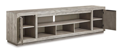 Naydell XL TV Stand With Fireplace Option