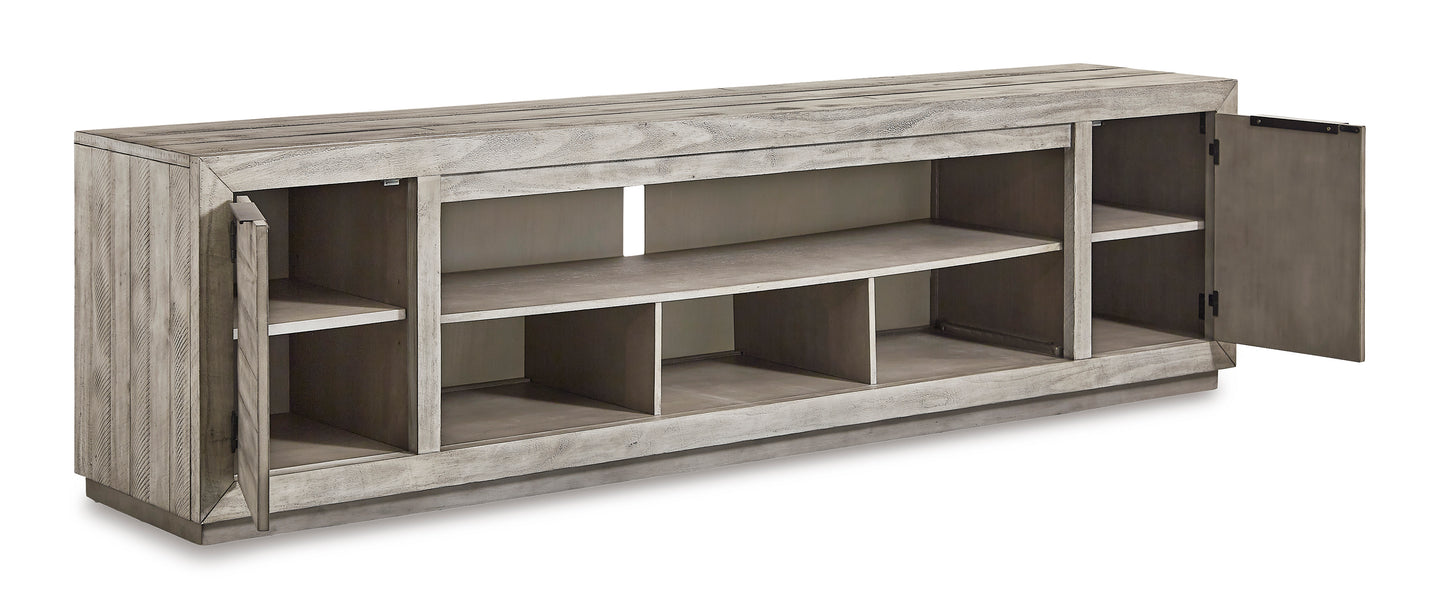 Naydell XL Tv Stand With Fireplace Option