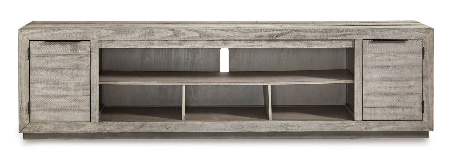 Naydell XL TV Stand With Fireplace Option
