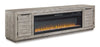 Naydell XL TV Stand With Fireplace Option