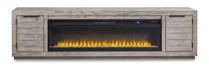Naydell XL TV Stand With Fireplace Option
