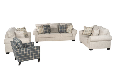 Will-call Sofa Set (3+2+2+Accent chair)
