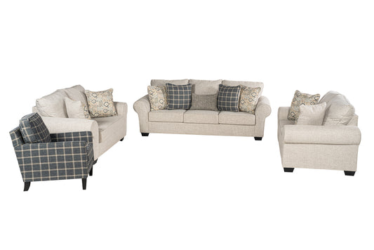 Will-call Sofa Set (3+2+2+Accent chair)