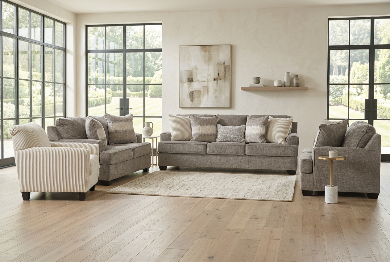Lumea Sofa Set (3+2+1) + Accent Chair